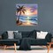5D Coconut Tree Diamond Art Kit – Beach Sunset Full Drill DIY Crystal Rhinestone Painting for Adults (12x12 in)